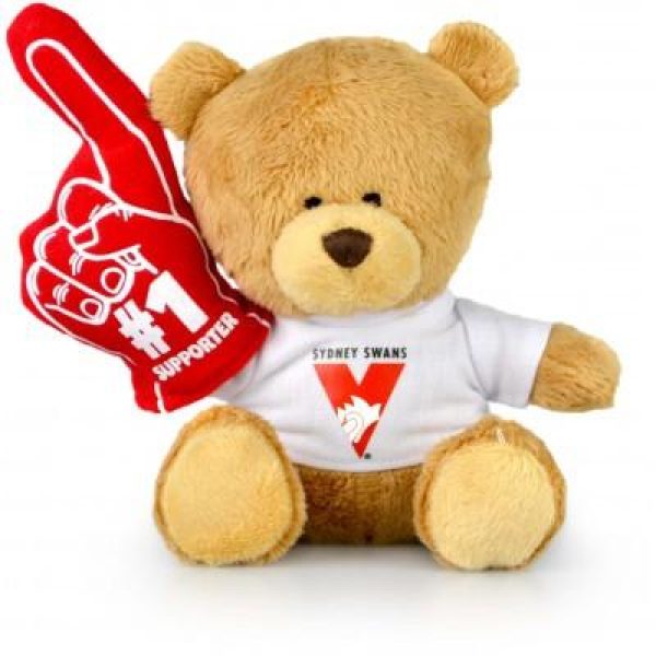 AFL No.1 Supporter Teddy Bear Sydney - 15cm