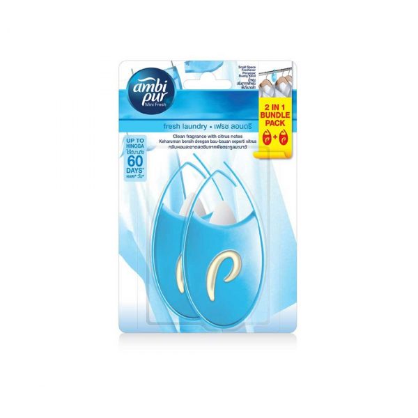 Ambi Pur Hang It Easy Fresh Laundry citrus 2 Pack