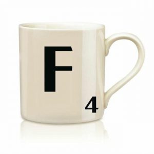 Scrabble Mugs F