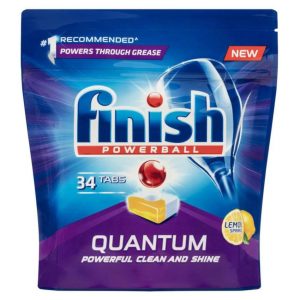 Finish Powerball Quantum Dishwasher Tablets Lemon 34 pack