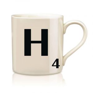Scrabble Mugs H