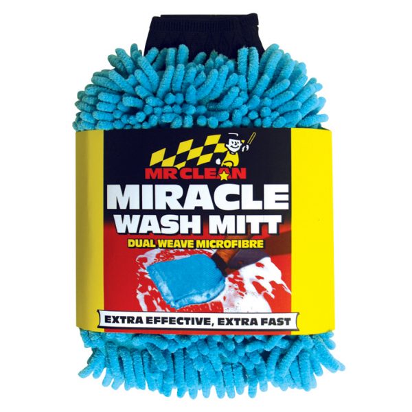 Mr Clean Miracle Wash Mitt - Dual Weave Microfibre