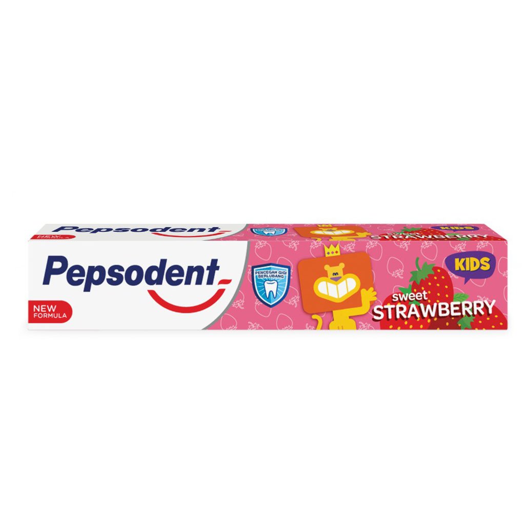 Pepsodent Strawberry Kids Toothpaste 50g