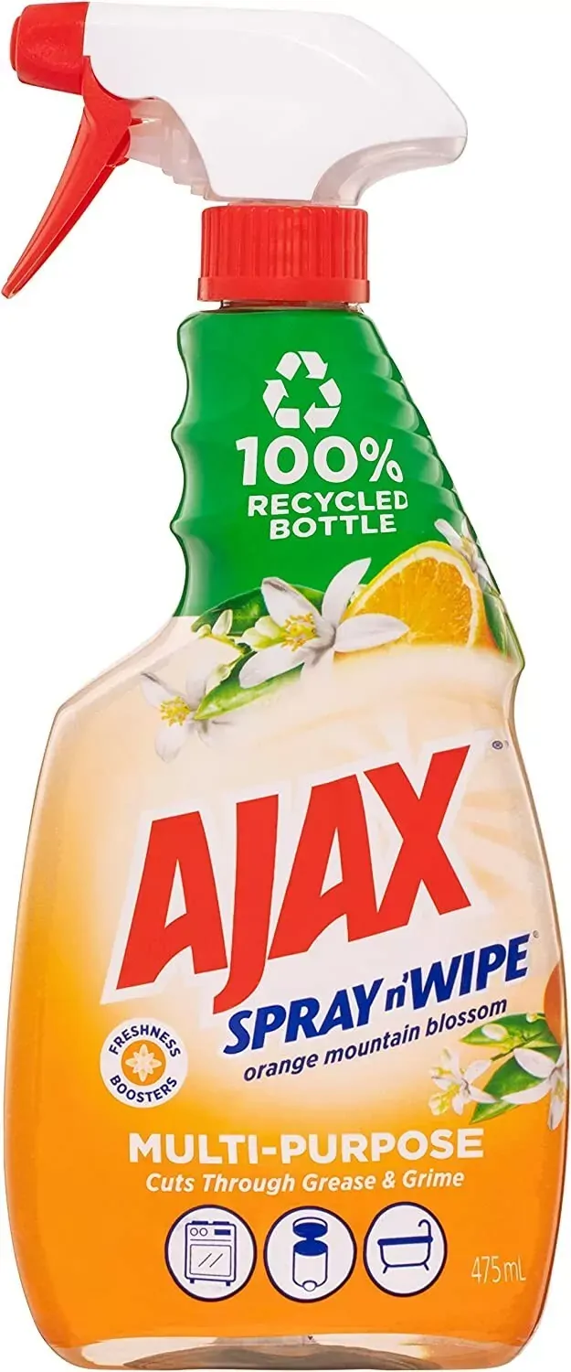 Ajax Spray N Wipe - Divine Blends - Orange Mountain Blossom - 475ml