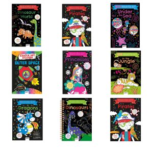 Assorted Scratch Art Activity Book