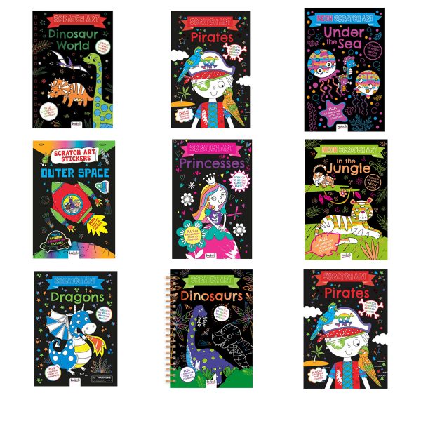 Assorted Scratch Art Activity Book
