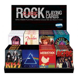 Classic Rock – 24 Playing Card Pack Counter Display