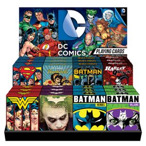 DC Comics 24 Playing Card Pack Counter Display