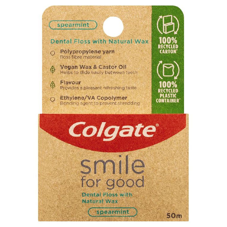 Colgate Eco Smile for Good Dental Floss Spearmint 50m