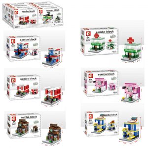 Sembo Block Creative Building Blocks - Assorted Designs - 13.5cmx18cm
