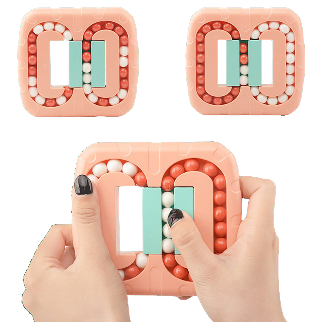 Magic Beans Gyro Ball - Fingertip Decompression Fidget Toy - Assorted Colours - Image 2