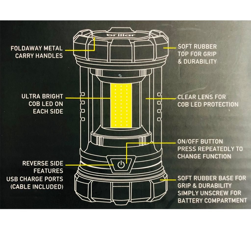 Brillar Nomad - 800 Lumen Rechargeable Lantern - Image 3