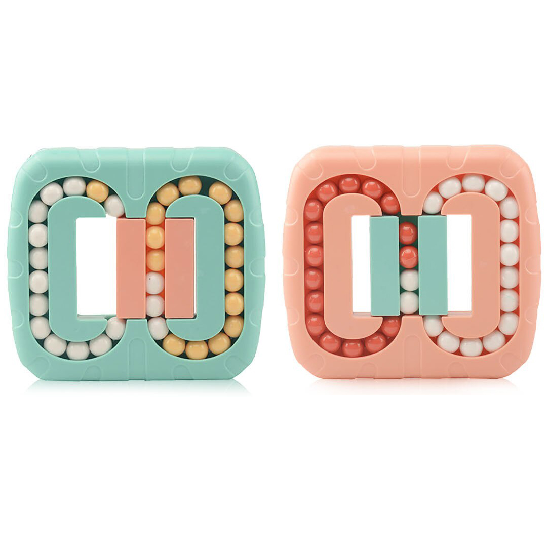 Magic Beans Gyro Ball - Fingertip Decompression Fidget Toy - Assorted Colours - Image 3