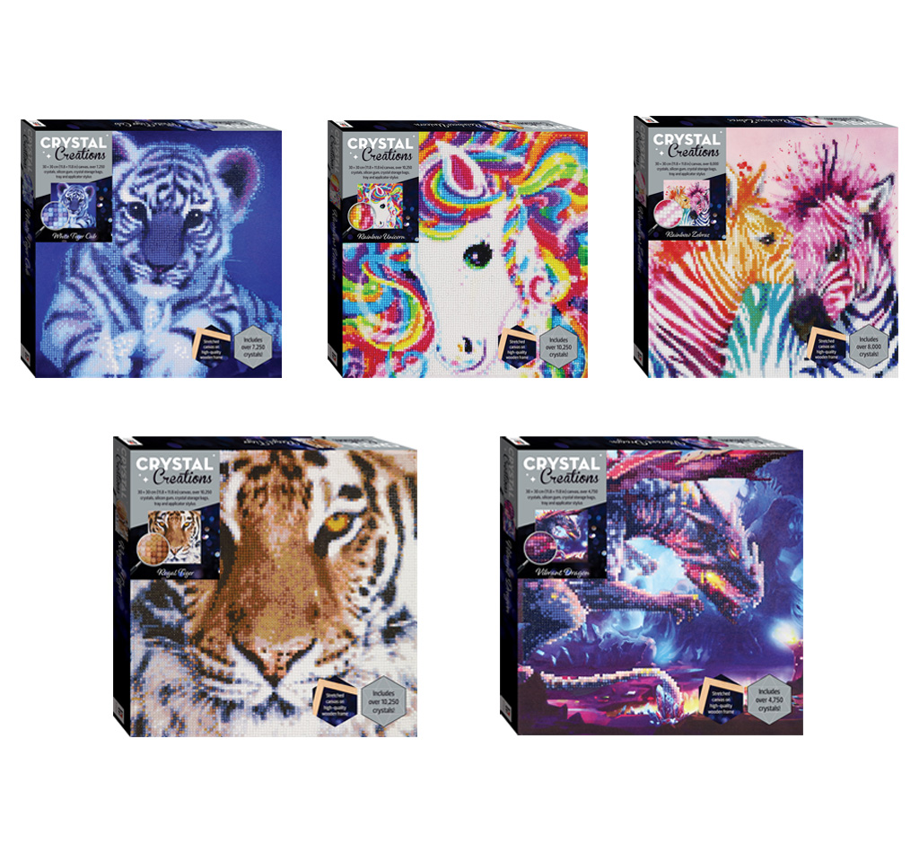 Assorted Crystal Creations Canvas