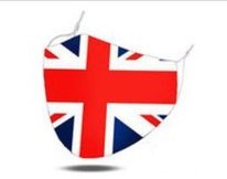 MaskiT World Flags Reusable 3 Layer Masks Union Jack