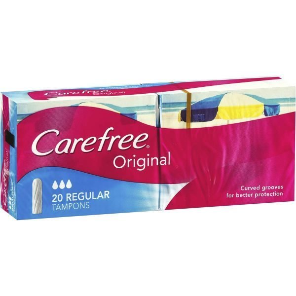 Carefree Tampons Regular - 20 Pack