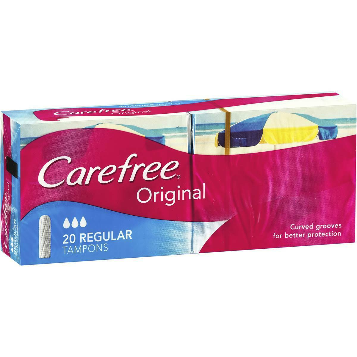 Carefree Tampons Regular - 20 Pack