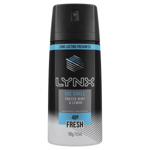 Lynx Ice Chill - Frozen Mint & Lemon  - Body Spray - 100g/155ml