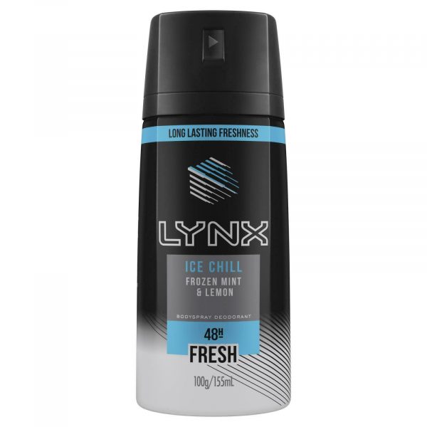 Lynx Ice Chill - Frozen Mint & Lemon  - Body Spray - 100g/155ml
