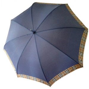 Navy Blue Long Umbrella