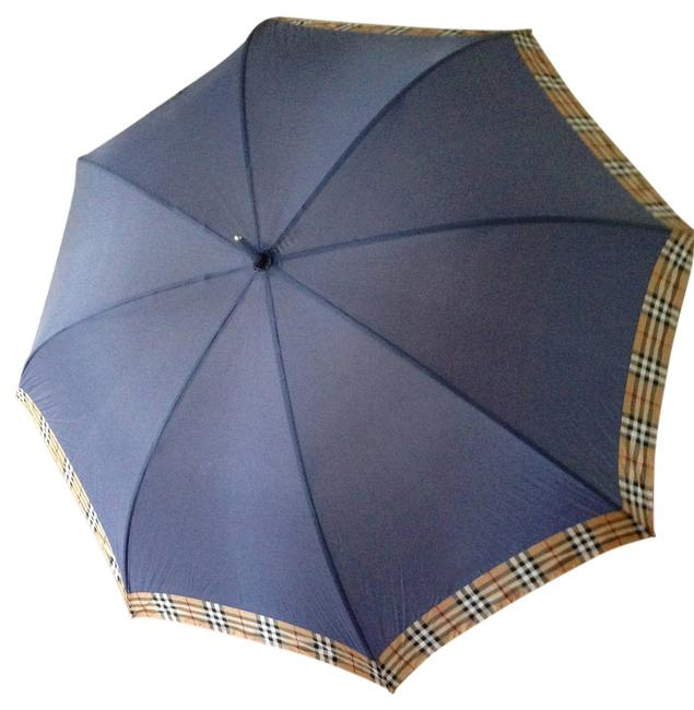 Navy Blue Long Umbrella