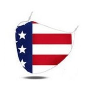 MaskiT World Flags Reusable 3 Layer Masks USA