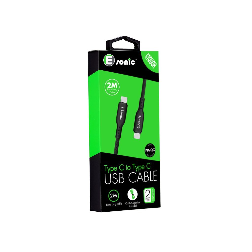 2M Type-C To Type-C Cable PD&QC(Braided)