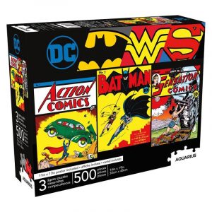 500 Piece Jigsaw Puzzle - DC Comics 3 Pack Bundle