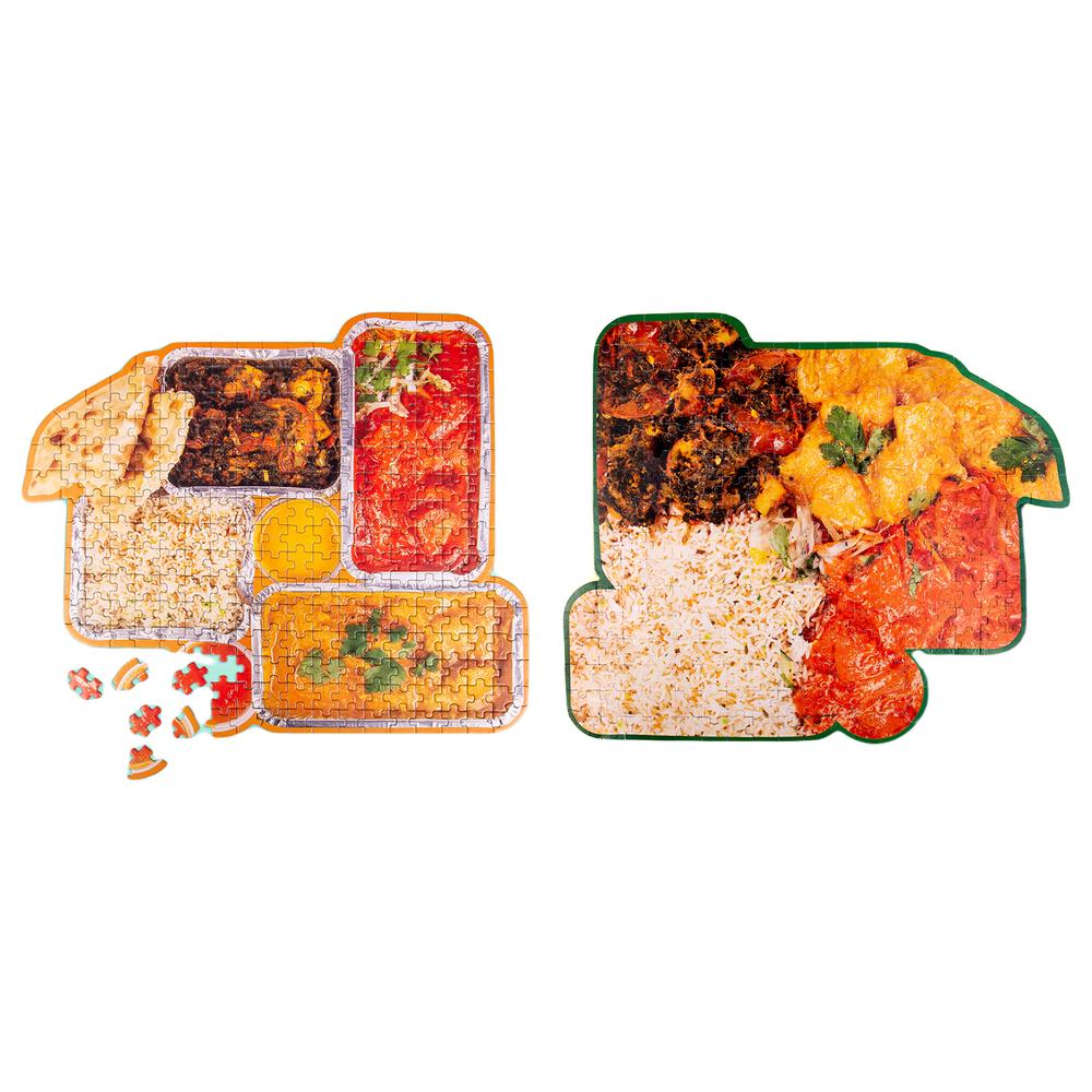 Indian Takeaway Double-Sided Jigsaw Puzzle