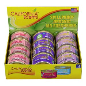 California Scents - Spill Proof Organic Air Freshener - 3 Flavours