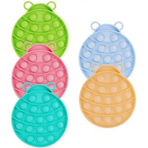 Silicon Popper Sensory Fidget Toys - Ladybug Red
