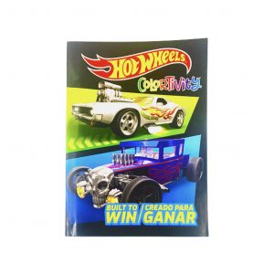 Hot Wheels Colortivity Colouring & Activity Books Built To Win