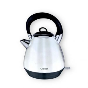 Ovation 1.7L Cone Stainless Steel Kettle White