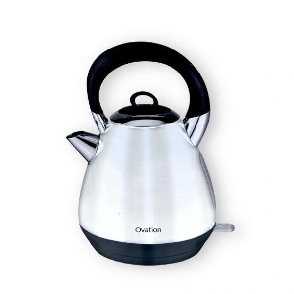 Ovation 1.7L Cone Stainless Steel Kettle White