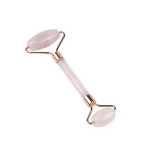 SwissCare Dual-Sided Crystal Roller Rose Quartz