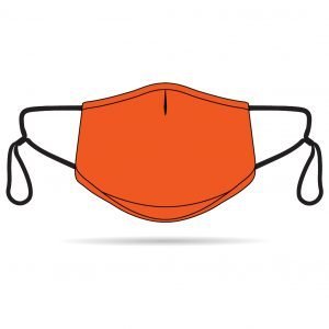The Tradie Face Mask - 5 Layer Re-Usable(Orange)
