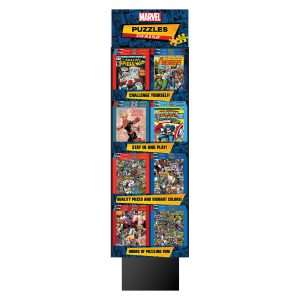 Marvel Assorted Puzzle Display Stand - 24 Units