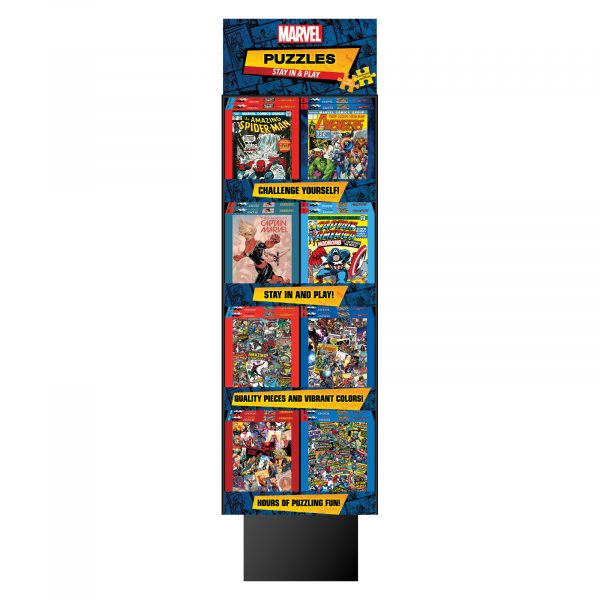 Marvel Assorted Puzzle Display Stand - 24 Units
