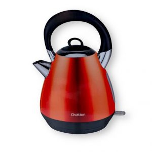 Ovation 1.7L Cone Stainless Steel Kettle Red
