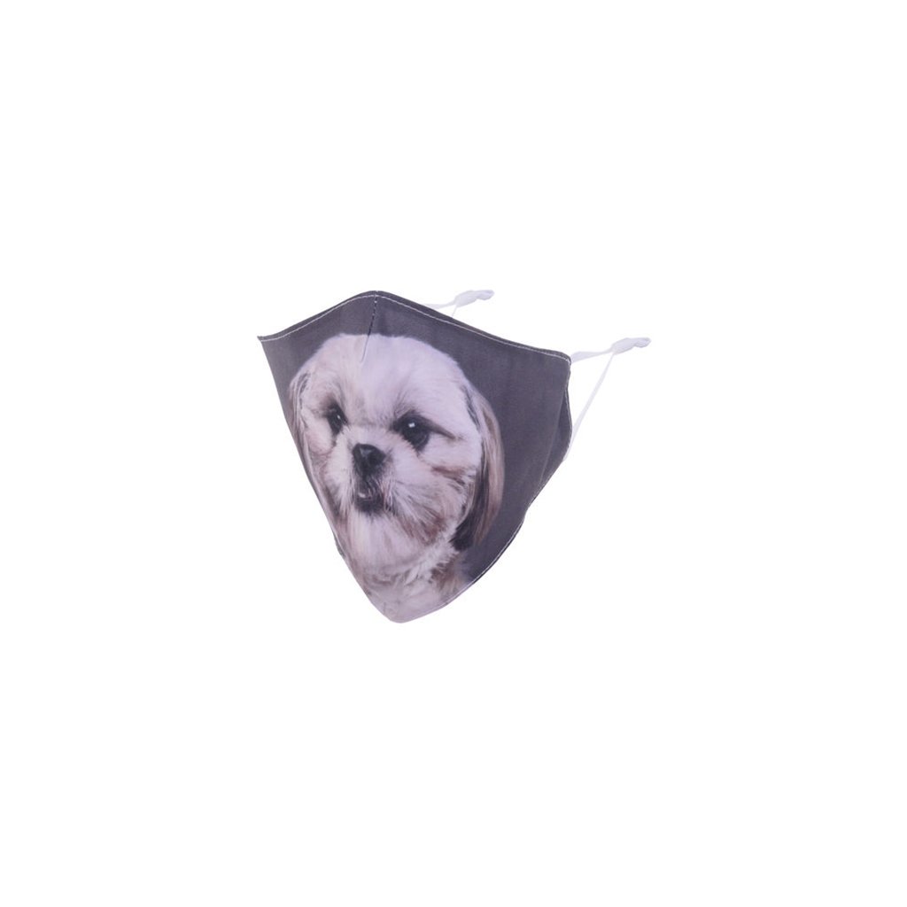 MaskiT Reusable 3 Layer Masks - Dogs Maltese Shih Tzu
