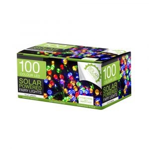 Solar 100 Led Fairy Lights 8F Memory Hold - CDU