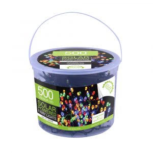 Solar 500 Led Fairy Lights 8F Memory Hold
