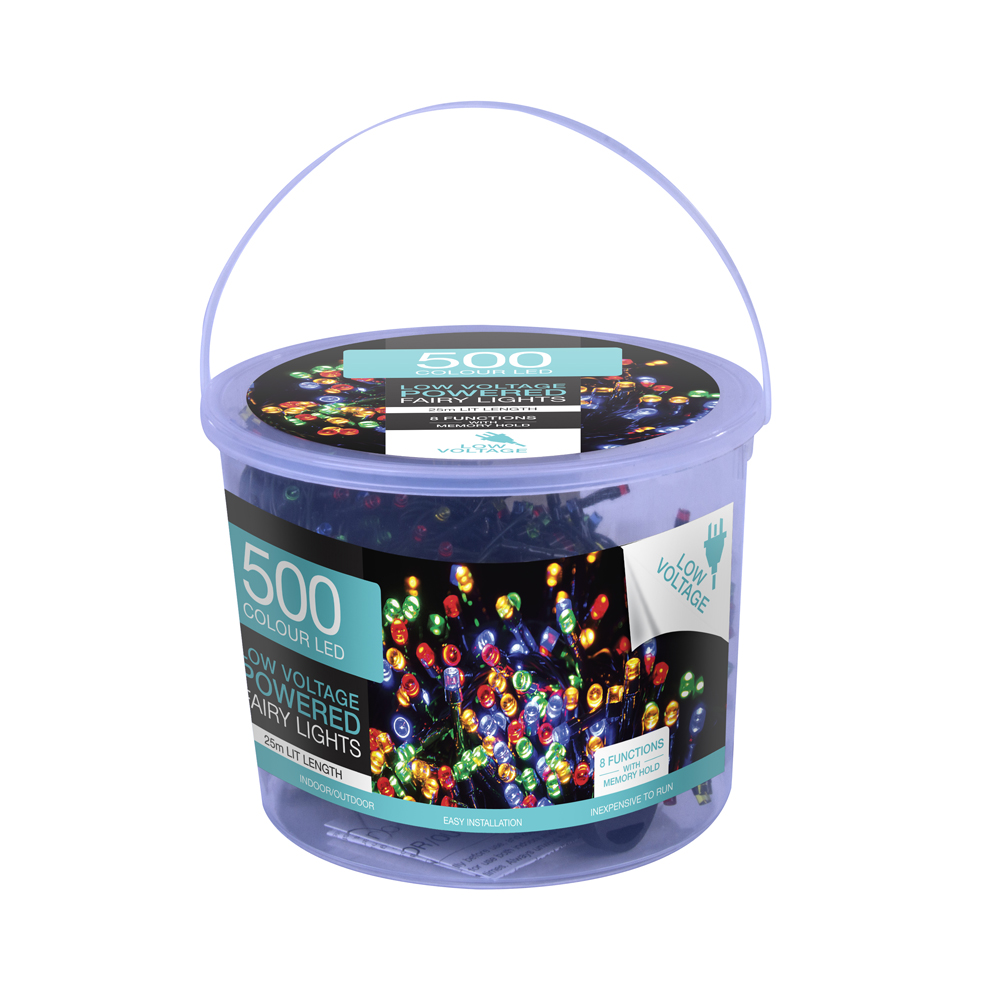 500 Led Fairy Light 8 Function Memory Hold