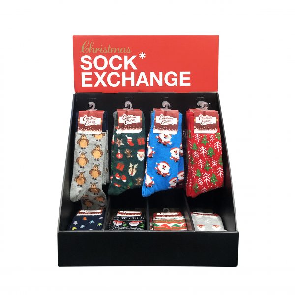 Novelty Crew Socks Xmas Set - CDU