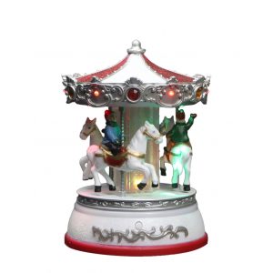 Mini musical Spinning Xmas Carousel