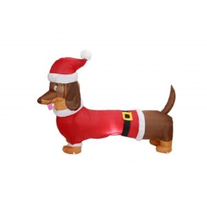 Inflatable Sausage Dog With Led - 1.5M