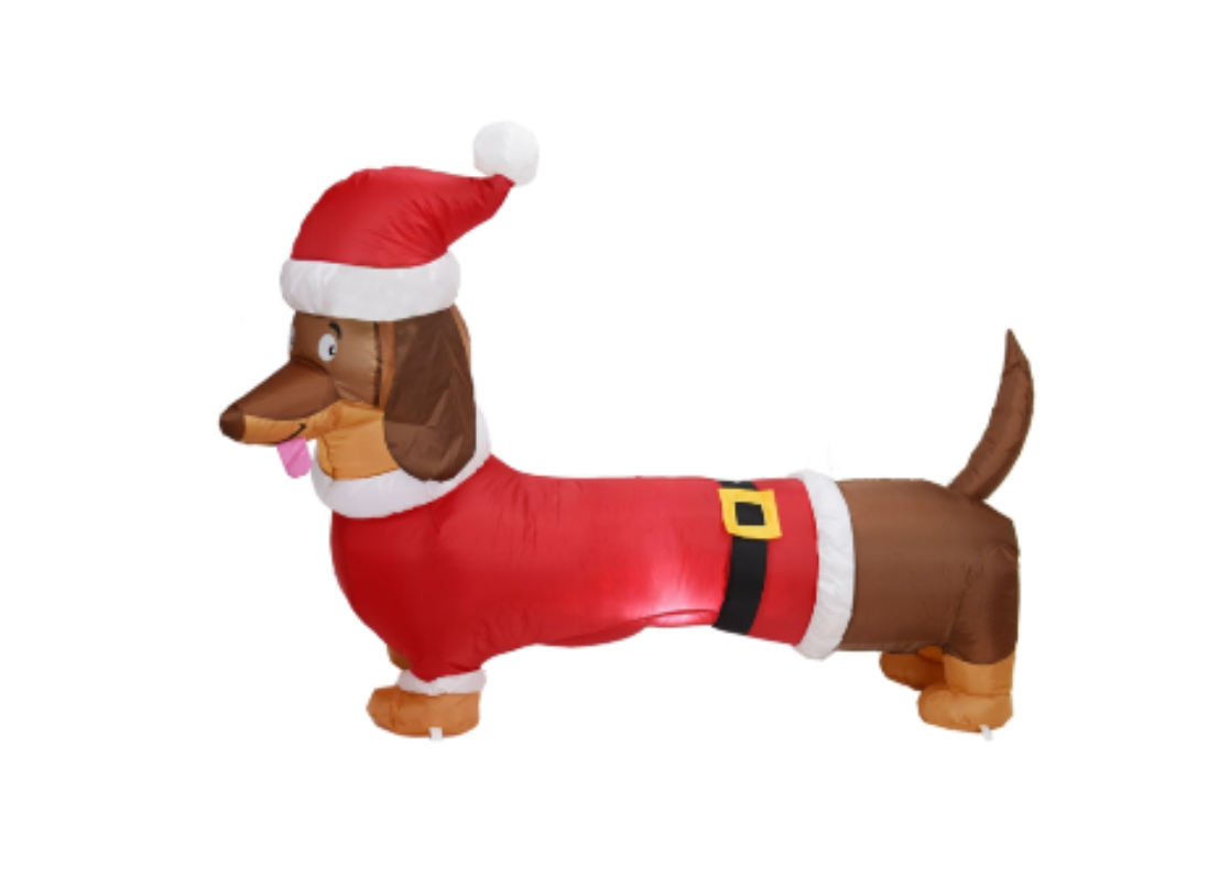 Inflatable Sausage Dog With Led - 1.5M
