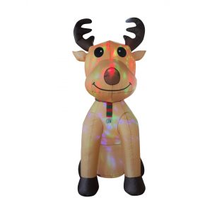 Reindeer With Multi LED Discolights 2.45M
