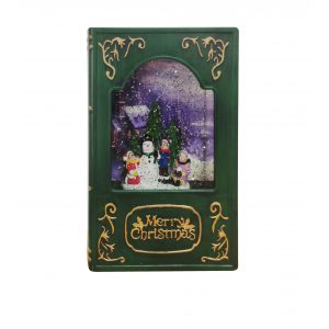 Swirling Glitter Book Scene Usb 22 X14Cm