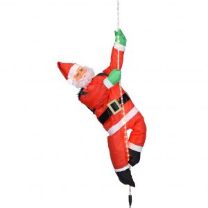 Santa Climbing Led Rope Warm White 90Cm
